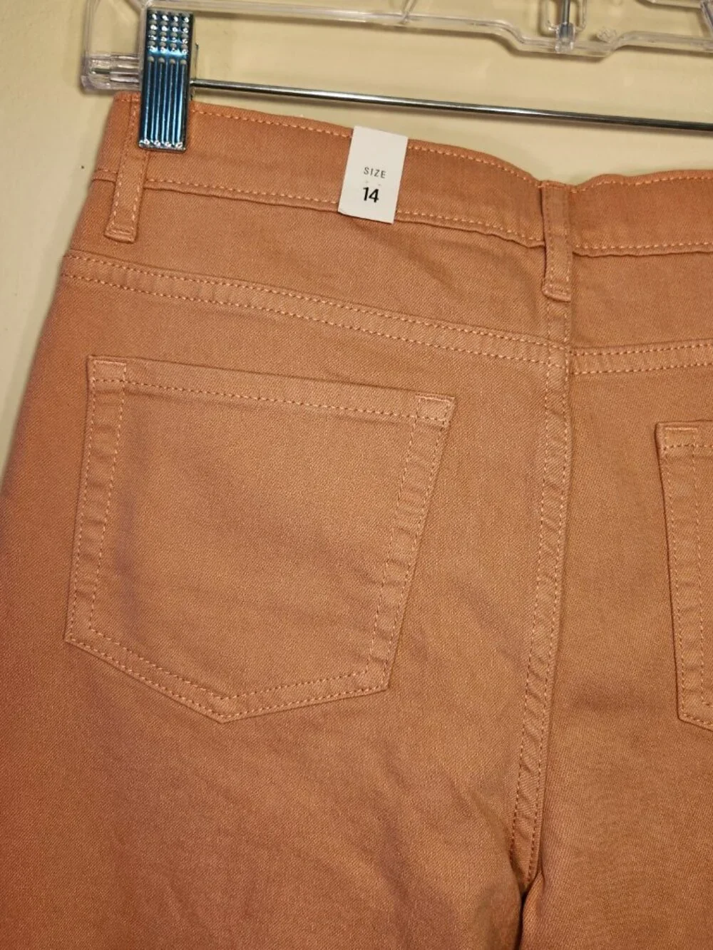 Children's Place Flare Jeans coral colored NWT Size 14